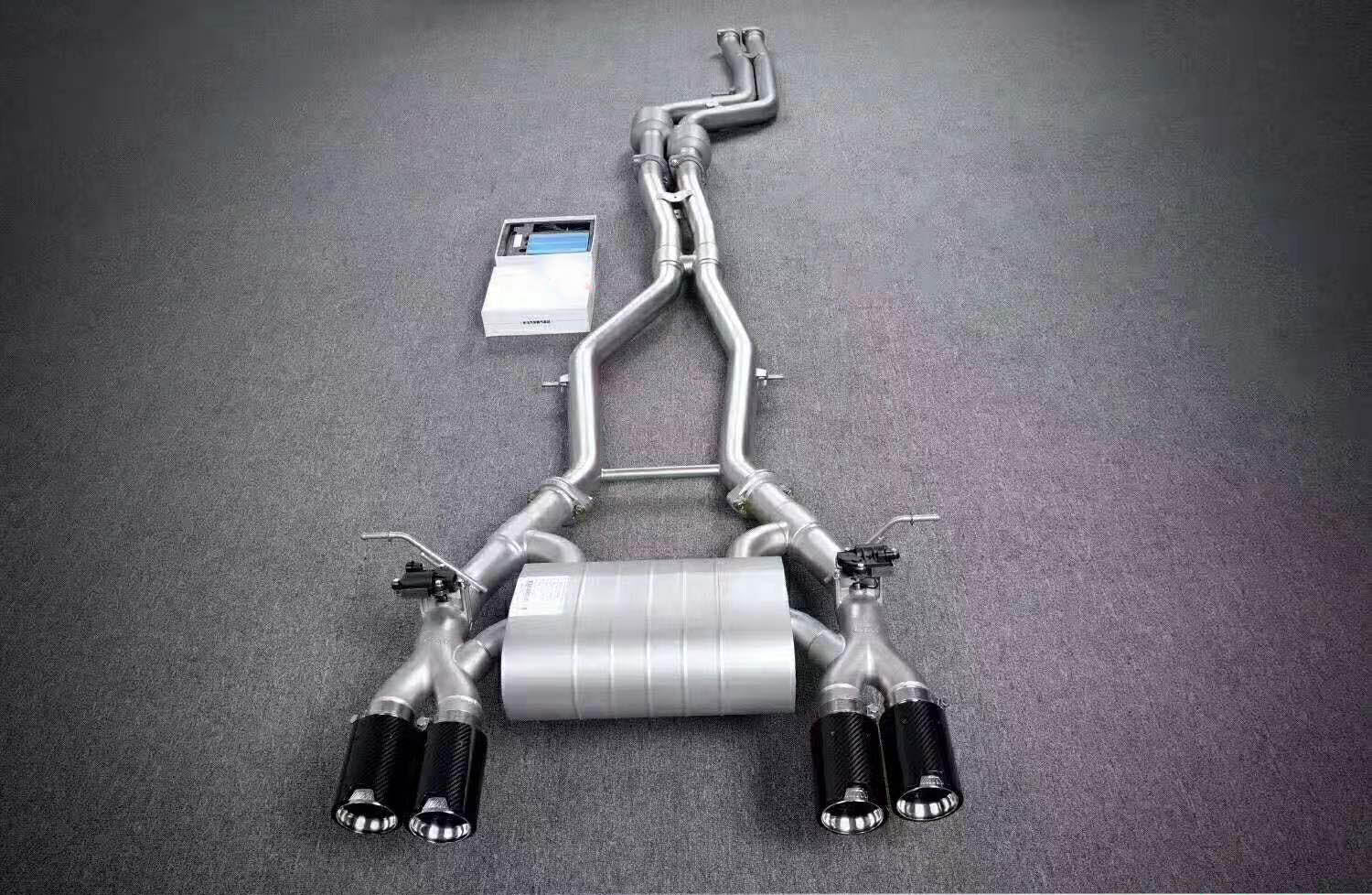 VALVED EXHAUST CATBACK MUFFLER for BMW M3 F80 M4 F82 F83 2014+ (3.0)