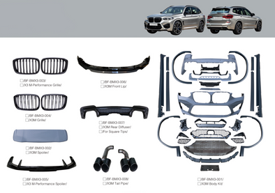 To custom tail pipe for bmw x3 g01