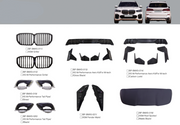 to custom bmw tail pipe , grille , spoiler x5