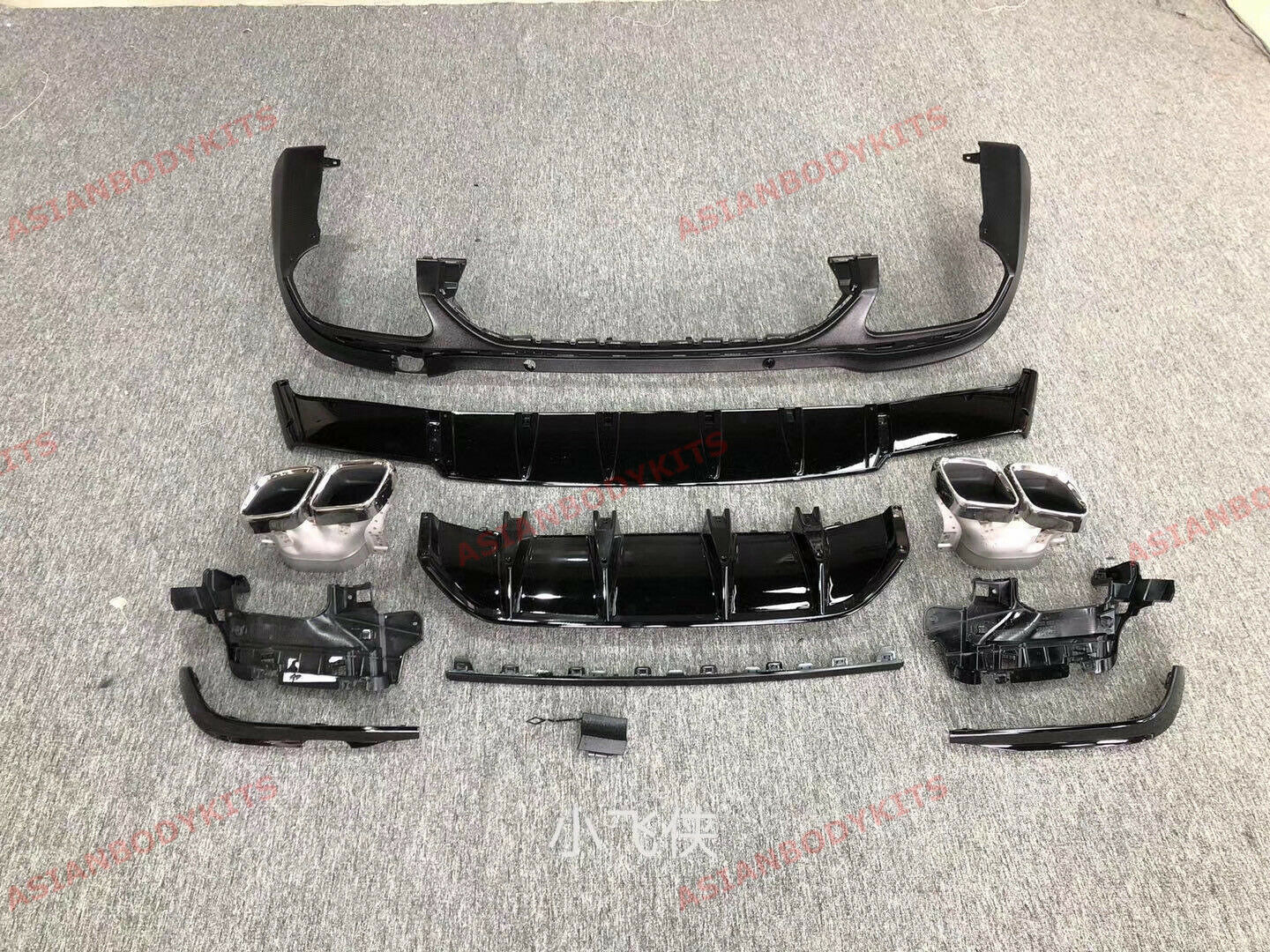 BODYKIT for MERCEDES BENZ GLC X253 AMG 2020+ FRONT BUMPER REAR DIFFUSER