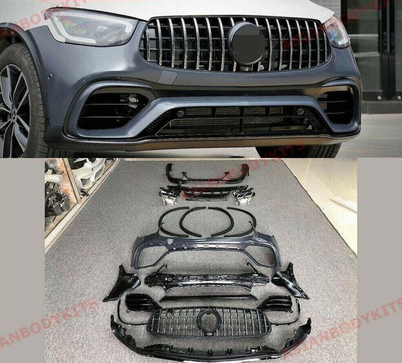 BODY KIT for MERCEDES BENZ GLC CLASS X253 AMG SUV 2020 - 2022