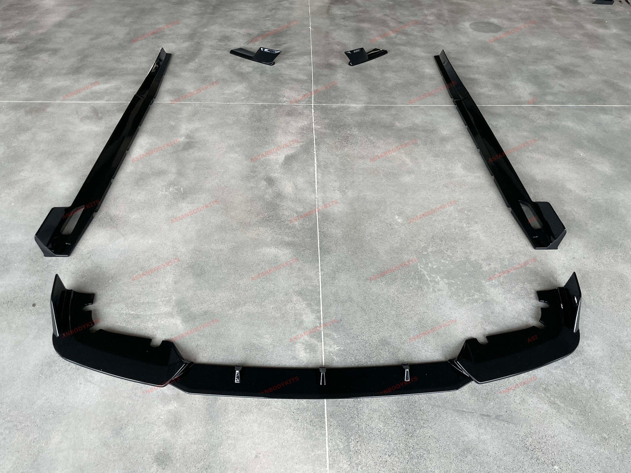 BODY KIT for BMW X5M F95 2020+ FRONT LIP SIDE SKIRTS SPLITTERS