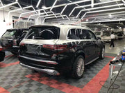 Body kit for Mercedes Benz GLS X167 GLS Maybach 2020+ Set include:  Front bumper assembly Front grille Front fender flares Rear fender flares Rear bumper assembly Material: ABS plastic  NOTE: Professional installation is required  SHIPPING NOTE: WE SHIP WORLDWIDE to LOCAL INTERNATIONAL AIRPORT only!!! NOT DOOR TO DOOR