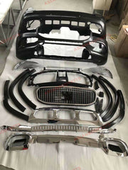 Body kit for Mercedes Benz GLS X167 GLS Maybach 2020+ Set include:  Front bumper assembly Front grille Front fender flares Rear fender flares Rear bumper assembly Material: ABS plastic  NOTE: Professional installation is required  SHIPPING NOTE: WE SHIP WORLDWIDE to LOCAL INTERNATIONAL AIRPORT only!!! NOT DOOR TO DOOR