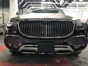 Body kit for Mercedes Benz GLS X167 GLS Maybach 2020+ Set include:  Front bumper assembly Front grille Front fender flares Rear fender flares Rear bumper assembly Material: ABS plastic  NOTE: Professional installation is required  SHIPPING NOTE: WE SHIP WORLDWIDE to LOCAL INTERNATIONAL AIRPORT only!!! NOT DOOR TO DOOR