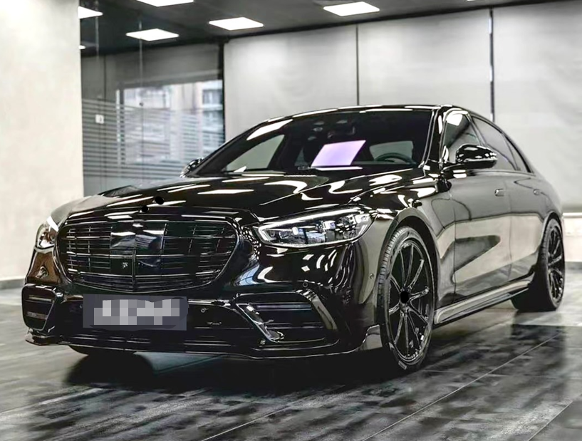 BODY KIT for MERCEDES BENZ S-Class W223 2021+ FRONT LIP SPLITTERS REAR DIFFUSER EXHAUST TIPS SPOILER