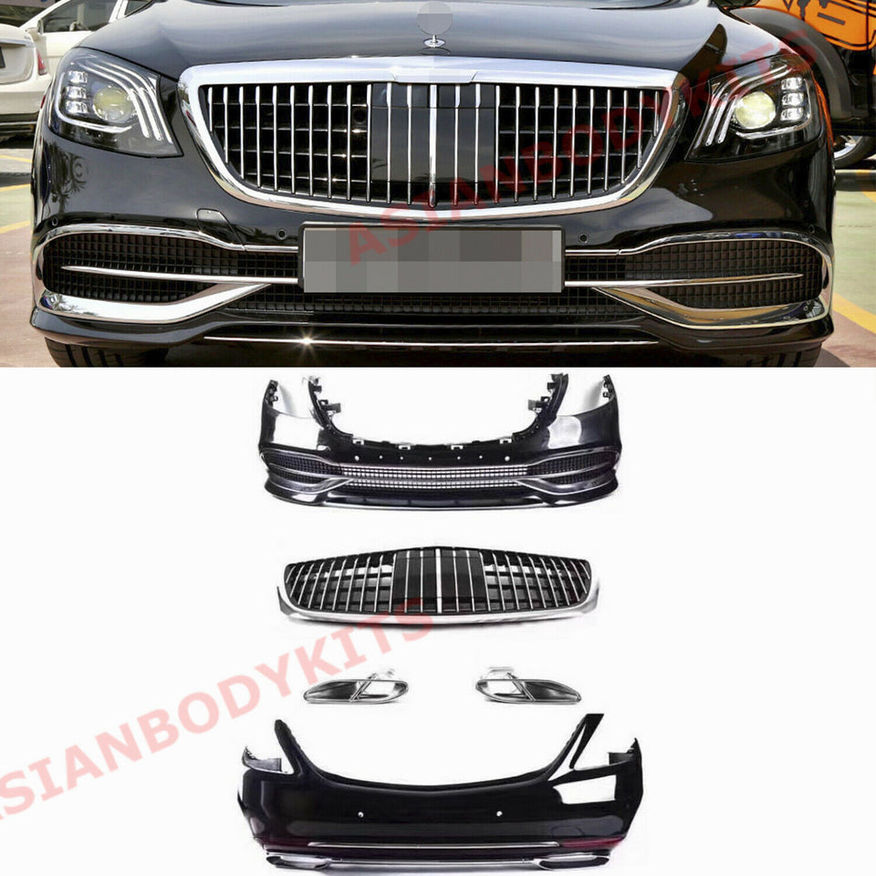 CONVERSION MERCEDES BENZ MAYBACH S CLASS Z222 FACELIFT BODY KIT for ...
