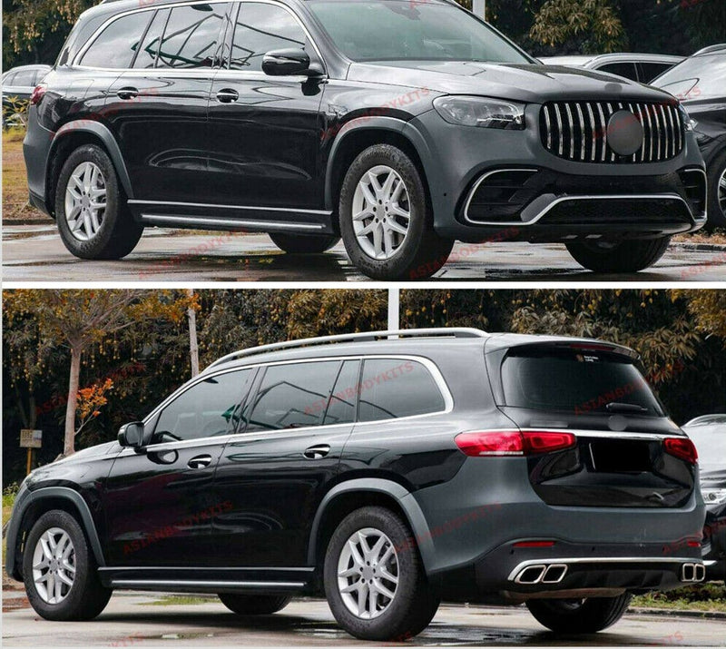 BODY KIT for MERCEDES BENZ GLS X167 GLS63 AMG 2020+ FRONT BUMPER FRONT GRILLE REAR BUMPER DIFFUSER EXHAUST TIPS