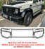 BULL BAR GUARD W464 G63 for MERCEDES BENZ G CLASS W463 G63 2012 - 2018

Set includes:

Bull Bar Guard
Mounting Hardware
Material: Stainless Steel

NOTE: Professional installation is required.