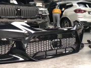 M5 BODY KIT for BMW 5-SERIES G30 FRONT BUMPER REAR DIFFUSER  Set includes: Front Bumper with mesh, fake radar cover and PDC holes Rear Diffuser