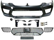 M5 BODY KIT for BMW 5-SERIES G30 FRONT BUMPER REAR DIFFUSER  Set includes: Front Bumper with mesh, fake radar cover and PDC holes Rear Diffuser
