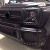 for Benz G Class W463 Black Headlights BI xenon + Black LED DRL HELLA B-style
