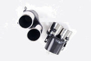 for Benz S-class W222 CARBON REAR DIFFUSER with Exhaust Tips for non amg