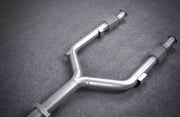 VALVED EXHAUST CATBACK MUFFLER for MERCEDES-BENZ AMG C43 3.0T 2019  Set includes:  Center Pipes Muffles with valves Valve control box with remote control (you may also reuse your factory exhaust valve motors