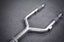VALVED EXHAUST CATBACK MUFFLER for MERCEDES-BENZ AMG C43 3.0T 2019  Set includes:  Center Pipes Muffles with valves Valve control box with remote control (you may also reuse your factory exhaust valve motors