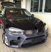 CONVERSION BODY KIT for BMW X5 F15 50i 2013 - 2018 UPGRADE to X5M STYLE 2014 - 2019

Set includes:

Front Bumper With Mesh
Front Wheel Arches
Front Fender Vents
Side Skirts
Rear Wheel Arches
Rear Bumper
Exhaust Tips (fits only 50i petrol model)

Material: Plastic PP

NOTE: Professional installation is required