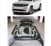 Bodykit for Jeep Grand Cherokee 2014 + SRT 8 front bumper hood flares side skirt