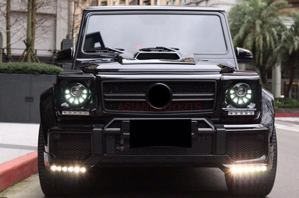 for Mercedes Benz G-class W463 Black LED HEADLIGHTS 2007 - 2017 G63 G55 G550 - Forza Performance Group