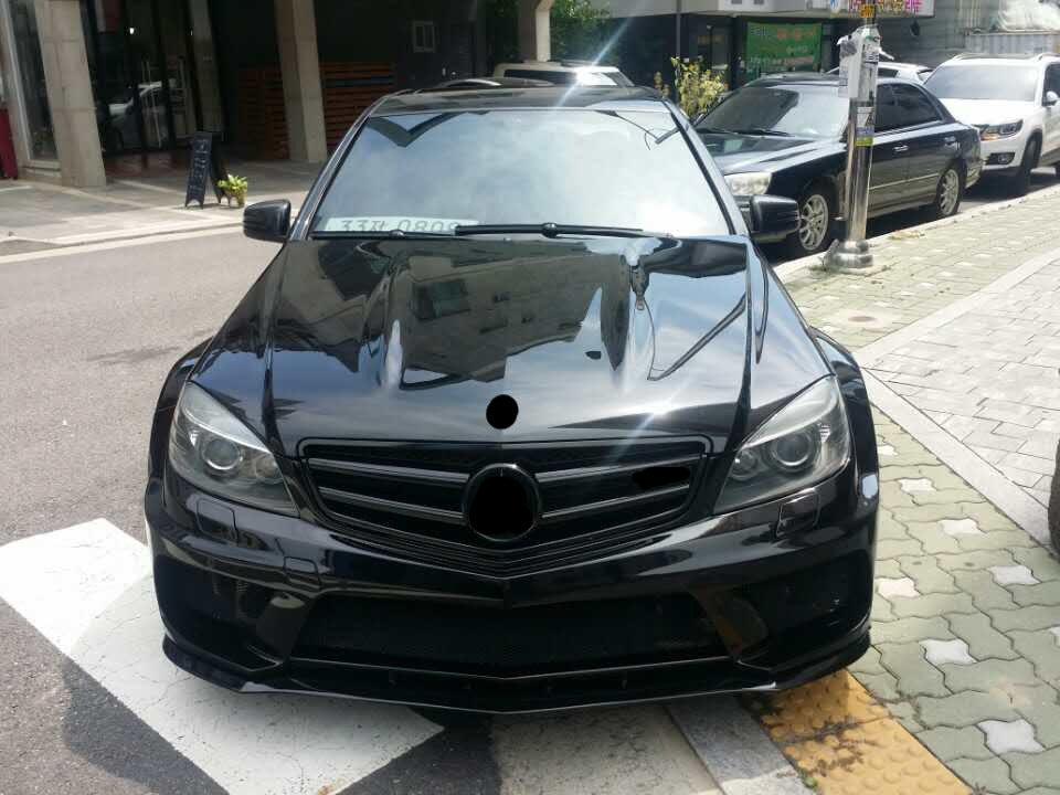 C63 BLACK SERIES STYLE BODY KIT for MERCEDES-BENZ C-CLASS C63 W204  Set includes:  Front Bumper Rear Bumper Hood | Bonnet Front Fenders Rear Fenders Side Skirts