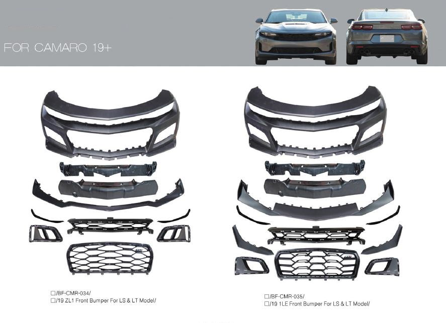 FRONT BUMPER for CHEVROLET CAMARO 2019+  Set includes:  Front Bumper