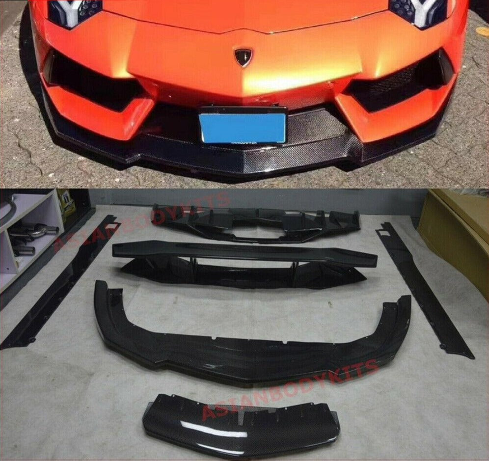 CARBON BODYKIT for Lamborghini Aventador LP700 (2011-15) front lip, wing, skirts