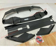 CARBON BODY KIT for LAMBORGHINI HURACAN LP610 2013-2016&nbsp;

Set includes:
Front Splitters
Side Skirts
Rear Diffuser
Wing Spoiler

Material: CARBON FIBER

NOTE: Professional installation is required

Payment ►
Visa
Mastercard
PayPal with a credit card (add 4.4% at checkout)
Payoneer
Cryptocurrency
Shipment ►
By express DHL/UPS/TNT/FedEx
To the local international airport
Special line by air
Special line by the sea
To Europe and the UK by train

Please let us know which shipping option you prefer.