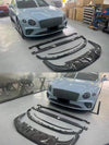 CARBON FIBER BODY KIT for BENTLEY CONTINENTAL GT V8 W12 CABRIO 2017+  Set includes: Front Lip Side Skirts Rear Diffuser Trunk Wing Lid