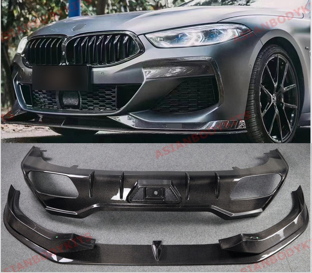 Aftermarket Carbon Fiber Body Kit For BMW 8-Series G14 G15 G16 2018+ With M-Package

Set includes:


Front Lip

Eyebrows Front The Front Bumper
Front Grille
Mirror Covers
Side Skirts
Rear Spoiler
Rear Diffuser
Exhaust Tips

Material: Carbon Fiber

NOTE:&nbsp;Professional installation is required. Fits only with M-Package

Payment ►
Visa
Mastercard
PayPal with a credit card (add 4.4% at checkout)
Payoneer
Cryptocurrency
Shipment ►
By express DHL/UPS/TNT/FedEx
To the local international airport
Special line b
