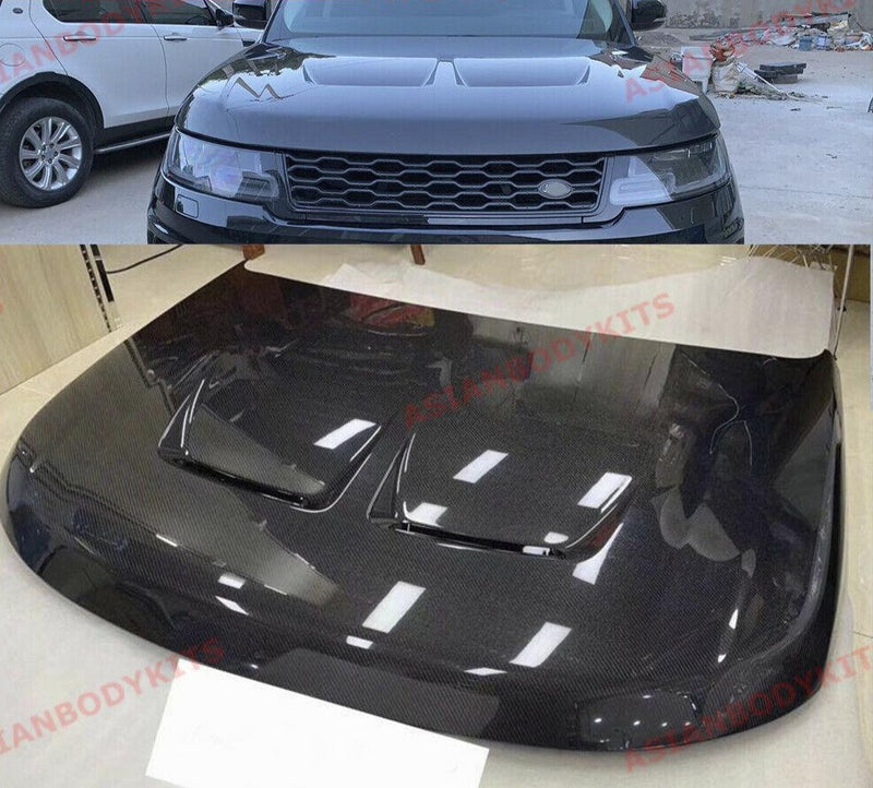 CARBON FIBER HOOD BONNET for LAND ROVER RANGE ROVER SPORT L494 3.0 5.0 SVR 2014 - 2019