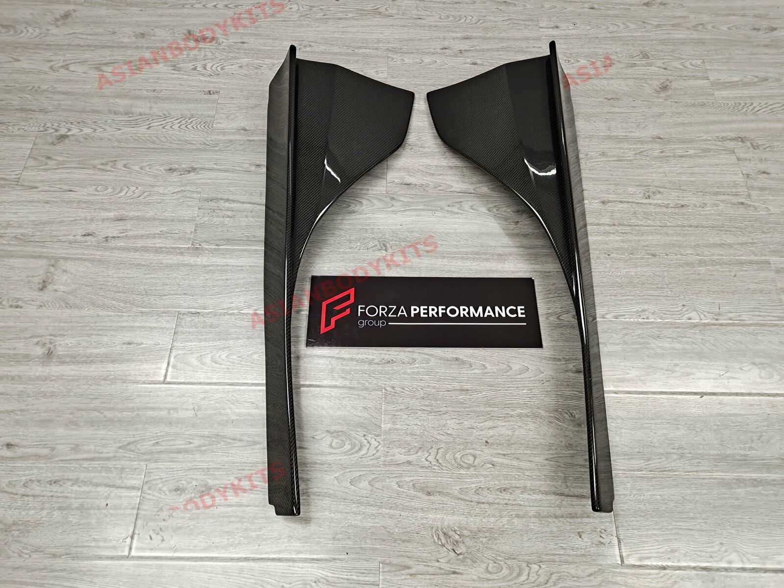 CARBON FIBER SIDE SKIRTS ADD ONS for MCLAREN 720S 2017+