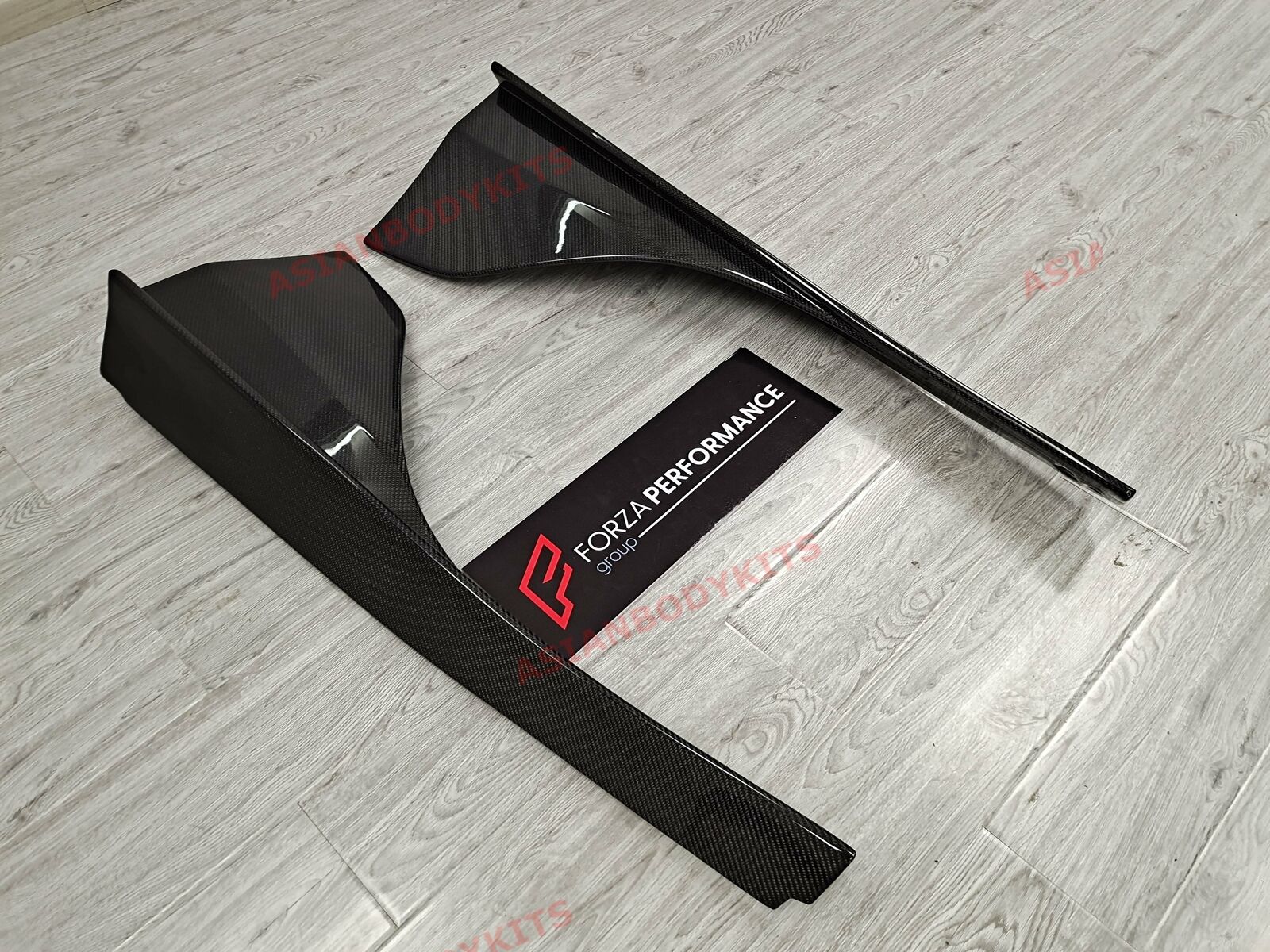 CARBON FIBER SIDE SKIRTS ADD ONS for MCLAREN 720S 2017+