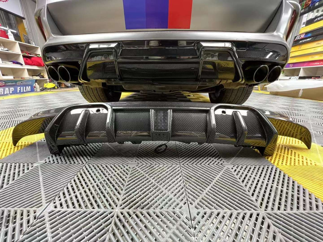 CARBON REAR DIFFUSER for BMW X6M G06 F96 X5M G05 F95 