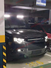 CARBON ROOF SPOILER and LIGHT BAR LED for LAND ROVER DEFENDER L663 2020+
