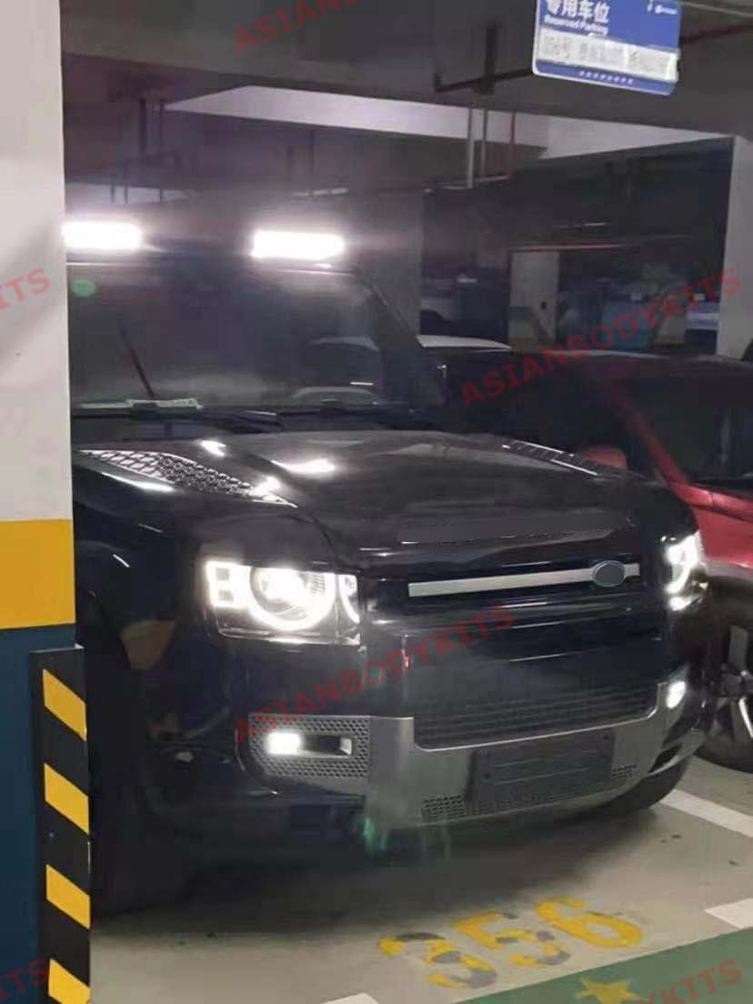 CARBON ROOF SPOILER and LIGHT BAR LED for LAND ROVER DEFENDER L663 2020+