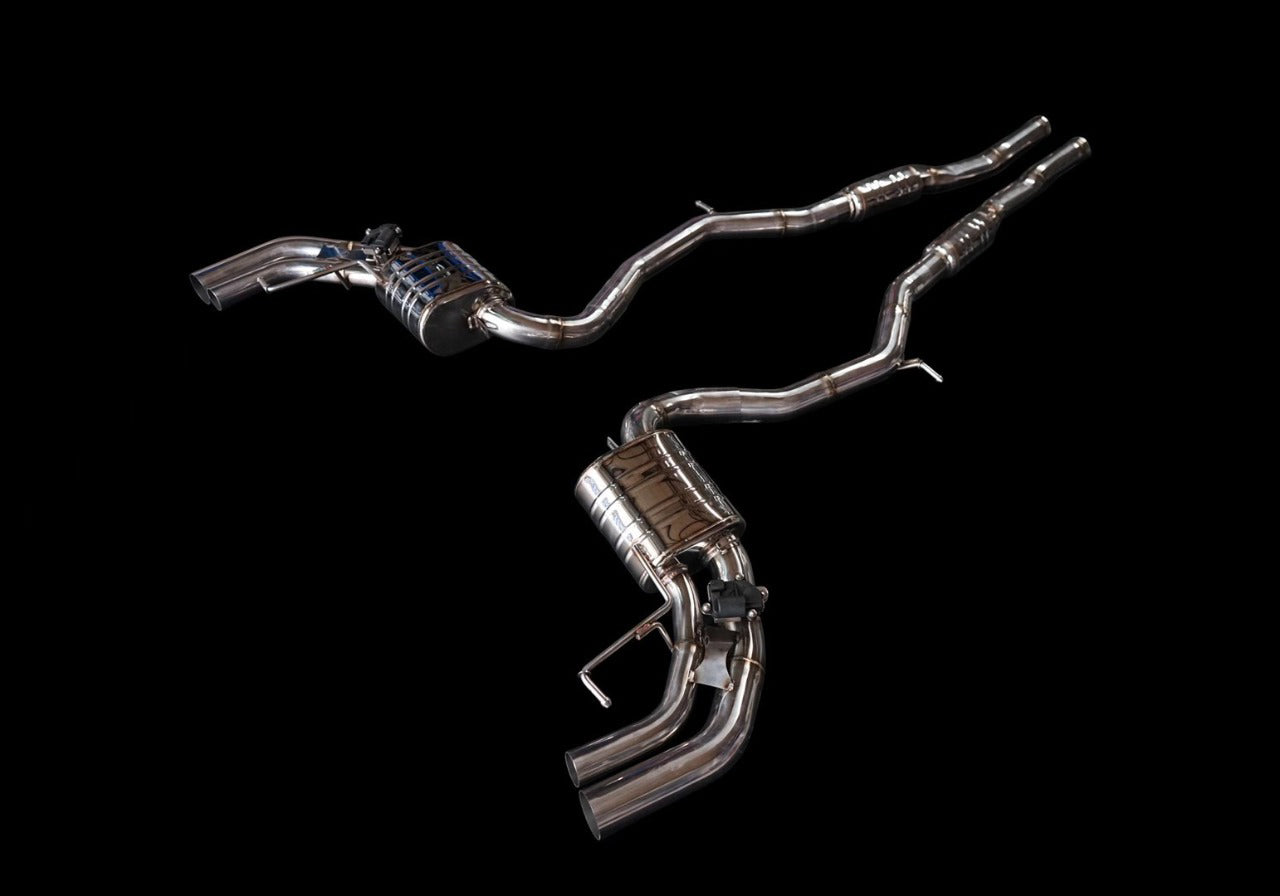 VALVED EXHAUST CATBACK MUFFLER for MERCEDES BENZ S63 S550 AMG COUPE C217 5.5t