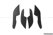 CARBONADO CF8362BS.CA CF8362BS.CRD 2013-2018 Audi RS6 Avant BS Style Carbon Fiber Front Bumper Canards Carbonado 2013-2018 Audi RS6 Avant BS Style Carbon Fiber Front Bumper Canards