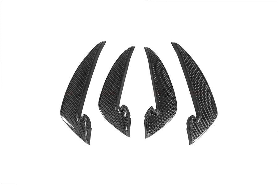 BKSS Style Carbon Fiber Body Kit For Audi RS4 B9 2017-2019  Set include:   Front Bumper Canards Front Lip Side Skirts Rear Diffuser With LED Light Front Bumper Trim Lip Rear Decklid Spoiler Roof Spoiler (2 types) Material: Carbon Fiber / Forged Carbon  NOTE: Professional installation is required 
