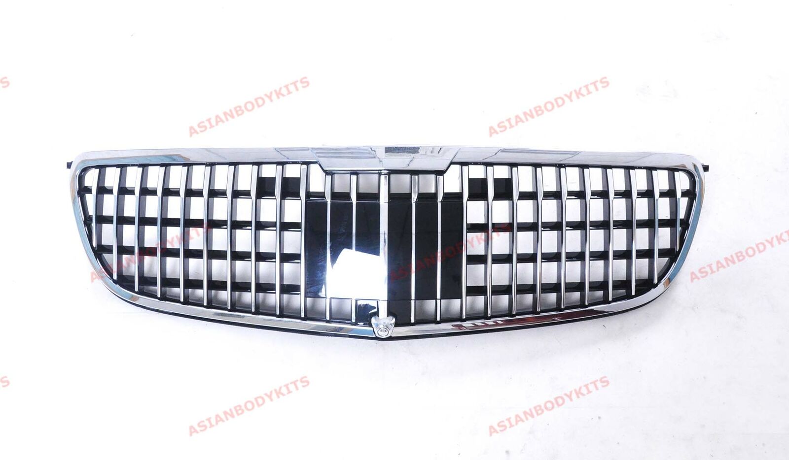 CHROME FRONT GRILLE for MERCEDES BENZ GLS X166 2015 - 2019 MAYBACH STYLE

Set includes:

Grille

Material: Plastic ABS

Color: Gloss Black

Note: Professional installation is required