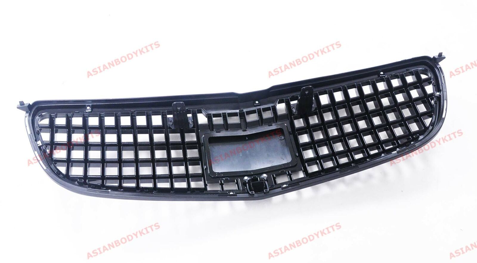 CHROME FRONT GRILLE for MERCEDES BENZ GLS X166 2015 - 2019 MAYBACH STYLE

Set includes:

Grille

Material: Plastic ABS

Color: Gloss Black

Note: Professional installation is required