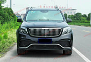 CHROME FRONT GRILLE for MERCEDES BENZ GLS X166 2015 - 2019 MAYBACH STYLE

Set includes:

Grille

Material: Plastic ABS

Color: Gloss Black

Note: Professional installation is required