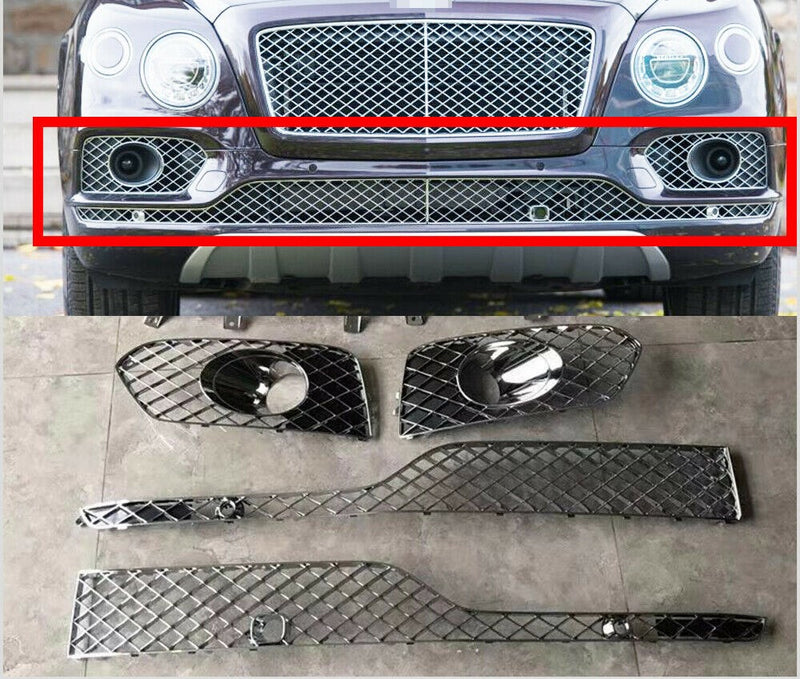 CHROME SIDE MESH LOWER MESH for BENTLEY BENTAYGA 2015 - 2020