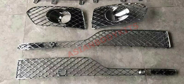 CHROME SIDE MESH LOWER MESH for FRONT BUMPER of BENTLEY BENTAYGA 2015 - 2020