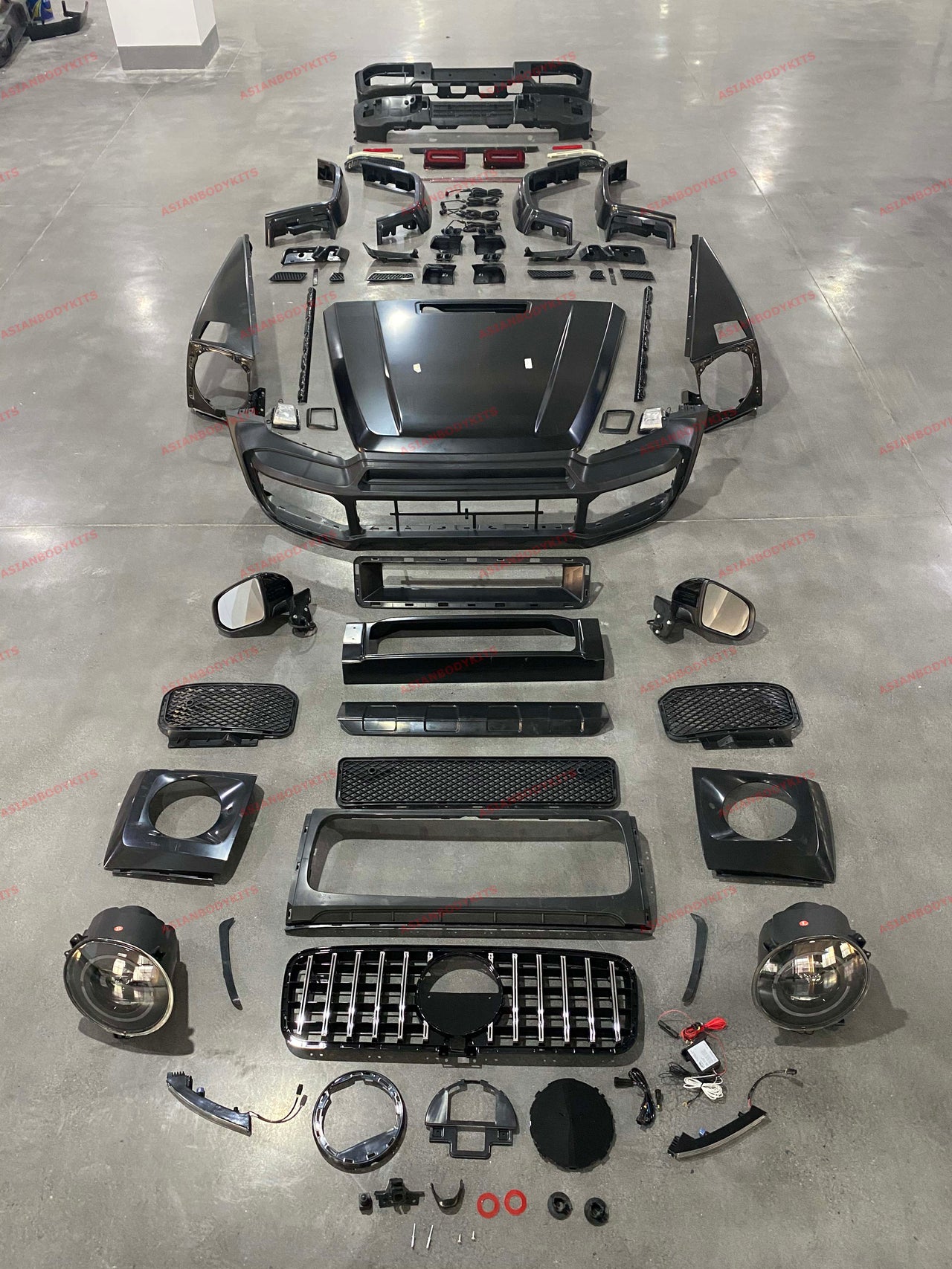 CONVERSION BODY KIT W463 to W464 for Mercedes Benz G-class G63 G550 1990 - 2017 STYLE