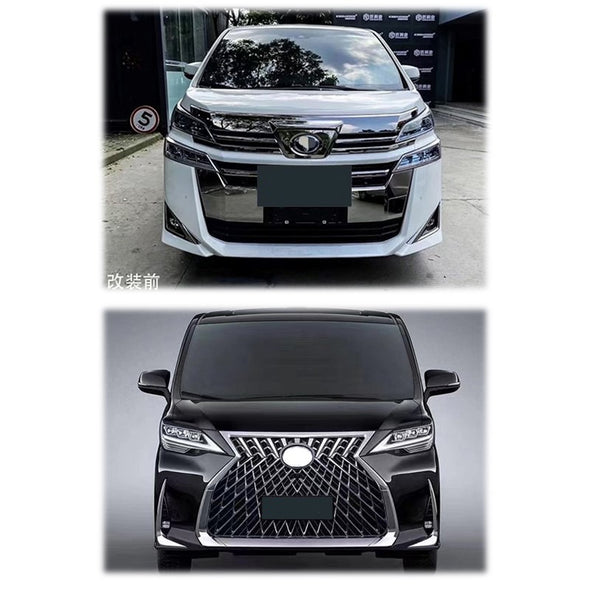 CONVERSION UPGRADE BODY KIT for TOYOTA ALPHARD VELLFIRE 30 35 to LEXUS LM300h