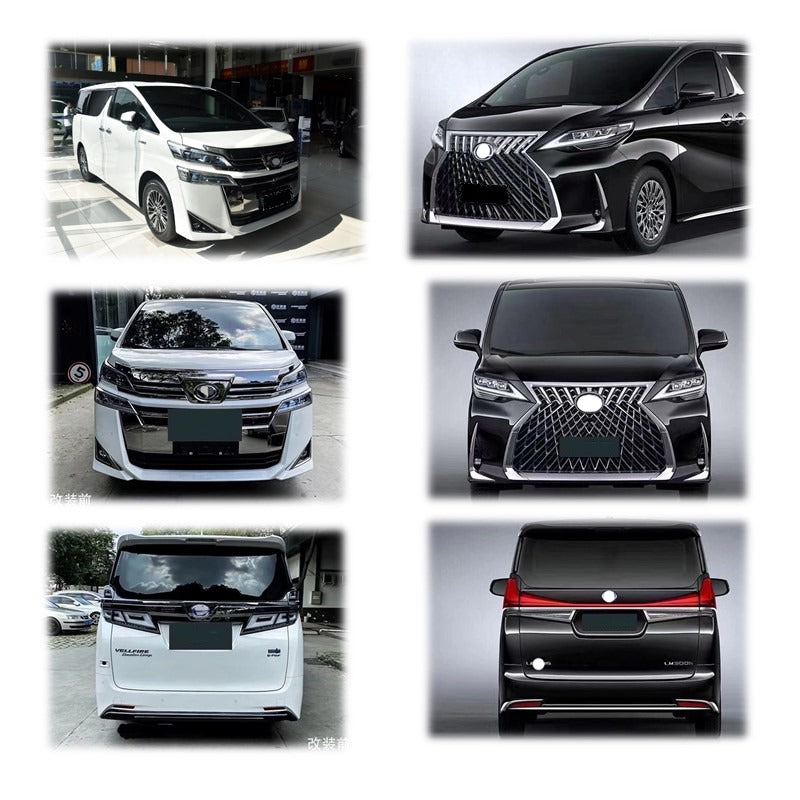CONVERSION UPGRADE BODY KIT for TOYOTA ALPHARD VELLFIRE 30 35 to LEXUS
