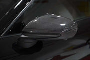 Carbon Fiber Side Mirror Cover for Porsche Taycan  Set include:   Mirror cover Material: Dry carbon fiber  Production time: 14 days