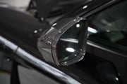 Carbon Fiber Side Mirror Cover for Porsche Taycan  Set include:   Mirror cover Material: Dry carbon fiber  Production time: 14 days