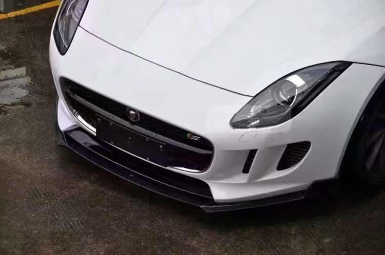 Carbon Body Kit For Jaguar F-Type 2013-2017  Set include:  Front Lip Side Skirts Hood/Bonnet Rear Diffuser Material: Carbon  Note: Professional installation is required.