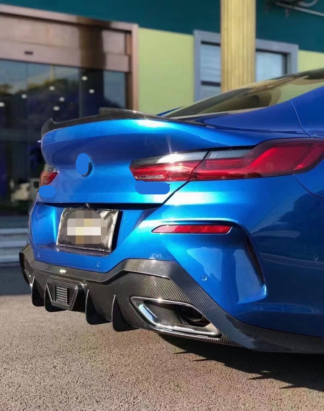 CARBON FIBER BODY KIT FOR BMW 8 SERIES G14 G15 G16 2018+ WITH M-PACKAGE

Set includes:


Front Lip

Eyebrows Front The Front Bumper
Front Grille
Mirror Covers
Side Skirts
Rear Spoiler
Rear Diffuser
Exhaust Tips

Material: Real Carbon Fiber

NOTE:&nbsp;Professional installation is required. Fits only with M-Package

Payment ►
Visa
Mastercard
PayPal with a credit card (add 4.4% at checkout)
Payoneer
Cryptocurrency
Shipment ►
By express DHL/UPS/TNT/FedEx
To the local international airport
Special line by air
S