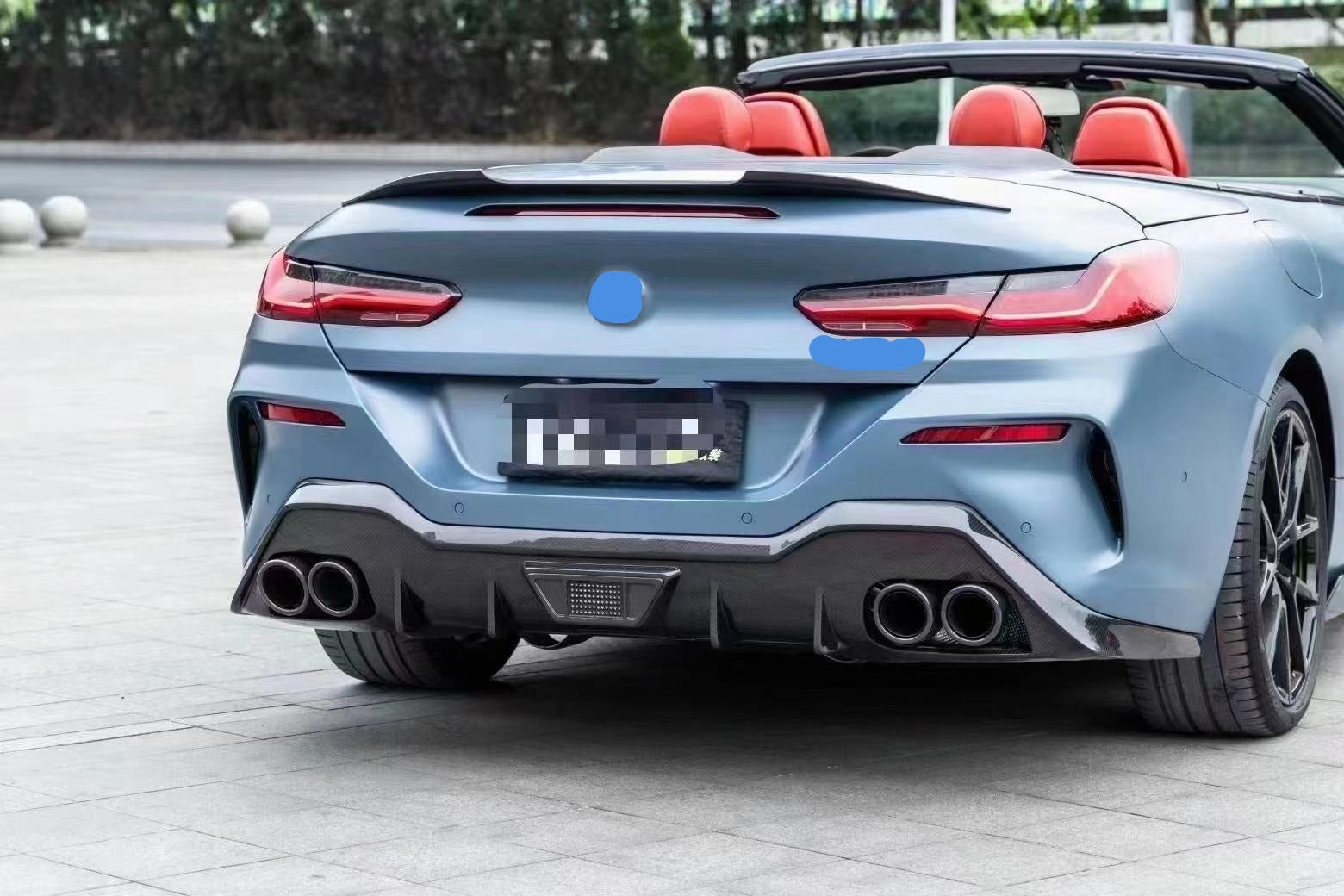 CARBON FIBER BODY KIT FOR BMW 8 SERIES G14 G15 G16 2018+ WITH M-PACKAGE

Set includes:


Front Lip

Eyebrows Front The Front Bumper
Front Grille
Mirror Covers
Side Skirts
Rear Spoiler
Rear Diffuser
Exhaust Tips

Material: Real Carbon Fiber

NOTE:&nbsp;Professional installation is required. Fits only with M-Package

Payment ►
Visa
Mastercard
PayPal with a credit card (add 4.4% at checkout)
Payoneer
Cryptocurrency
Shipment ►
By express DHL/UPS/TNT/FedEx
To the local international airport
Special line by air
S